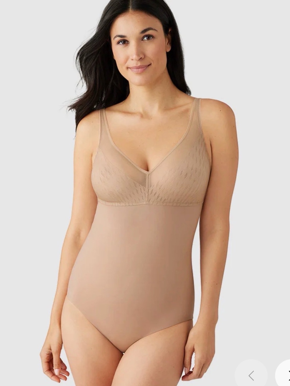 Wacoal Elevated Allure Wire Free Shaping Body Briefer Roebuck 40 DD NEW 801336
